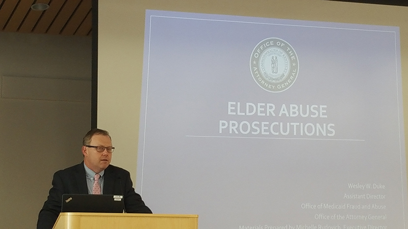 Wesley Duke Keynote Speaker Attorney Generals Office Medicaid Fraud Control Unit 2018